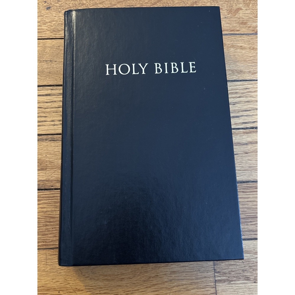 Vintage 1989 Zondervan‎ Holy Bible New Revised Stand Version Black